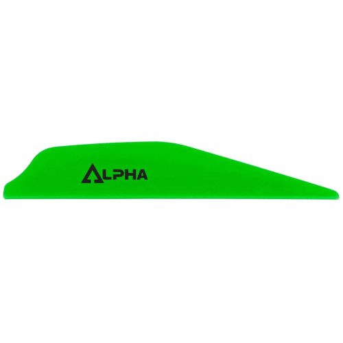 Bohning Alpha Vanes Neon Green 100 Pack