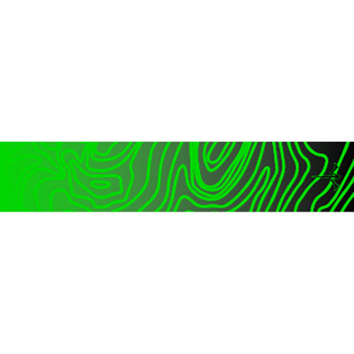White Water Archery Topo Fade Arrow Wraps Green 5 in. x 1.125 in. 15 Pack