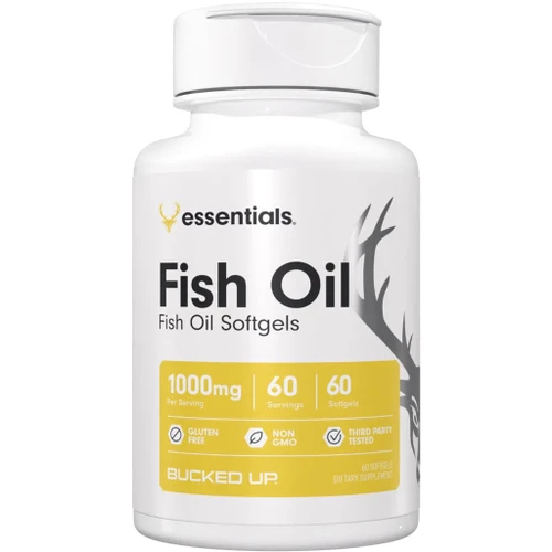 Bucked Up Fish Oil Supplement 60 Capsules - 1936100