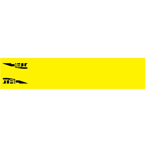 Tactical Vanes Arrow Wraps Yellow 4.675 x 1.0 in. 13 Pack
