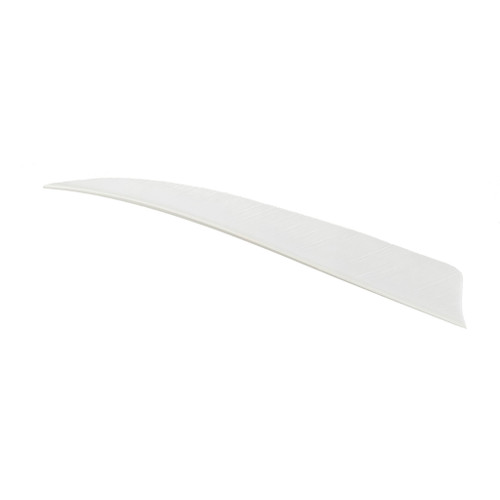 Trueflight Shield Cut Feathers White 5" RW 100 Pack - 11901