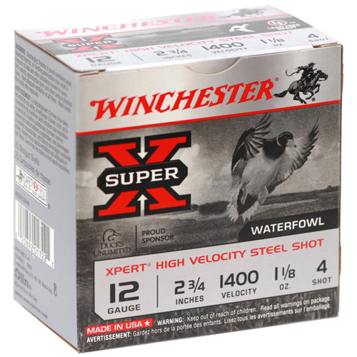 Winchester Super-X Xpert Pheasant Steel 12 ga. 2.75 in. 1 1/8 oz. 4 Shot 25-Round