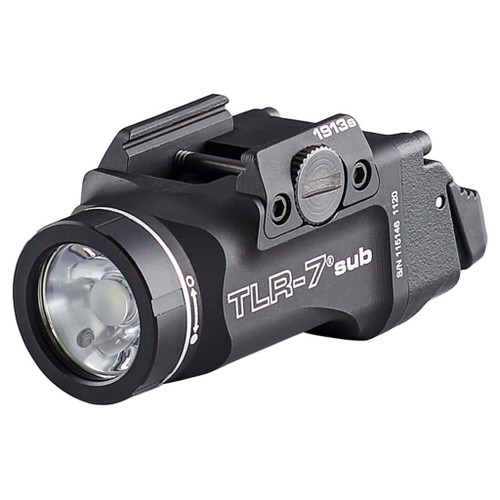 Streamlight TLR-7sub Weapon Light Black 500 Lumens Fits Short 1913 Rail