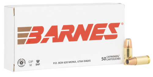 Barnes Bullets 9mmLuger 124gr Sierra Jacketed Hollow