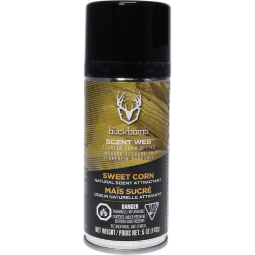 Hunter's Specialties Buck Bomb Scent Web Foam Spray Sweet Corn
