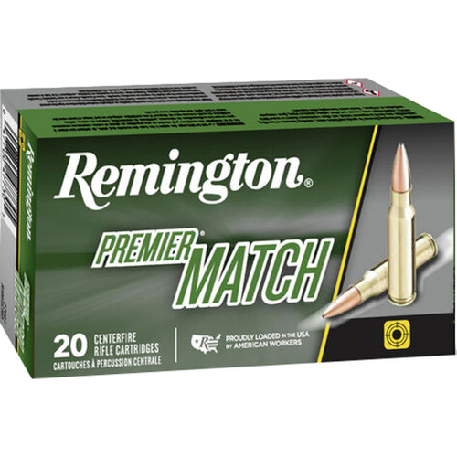 Remington Premier Match Rifle Ammo 224 Valkyrie 90 gr. Matchking BTHP 20-Round
