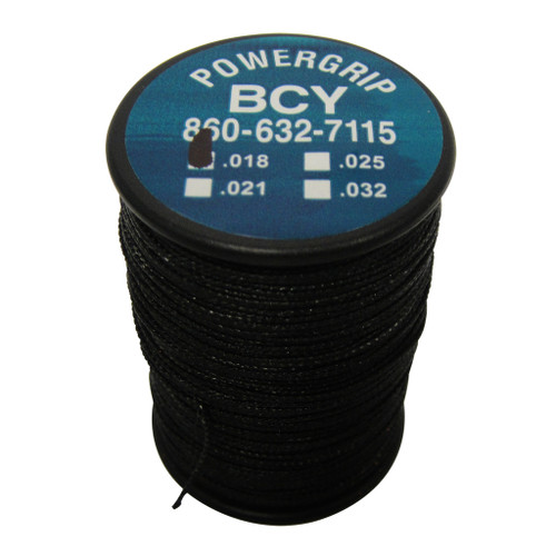 BCY Power Grip Serving Black .018 100 Yard