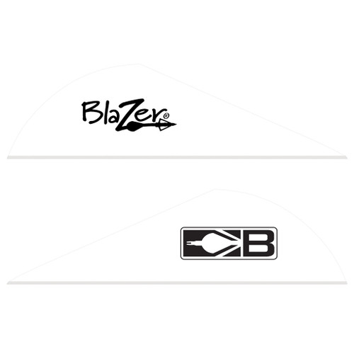 Bohning Blazer Vanes White 1000 Pack