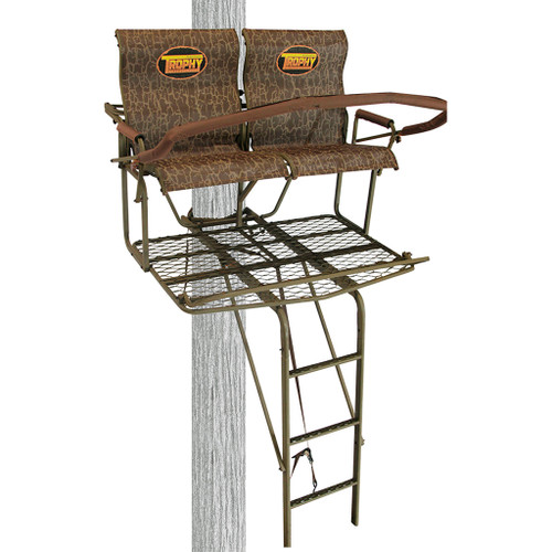 Trophy Treestands Big Easy Ladderstand Two Person 20 ft.