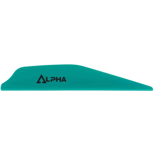 Bohning Alpha Vanes Teal 100 Pack - 101062TL28