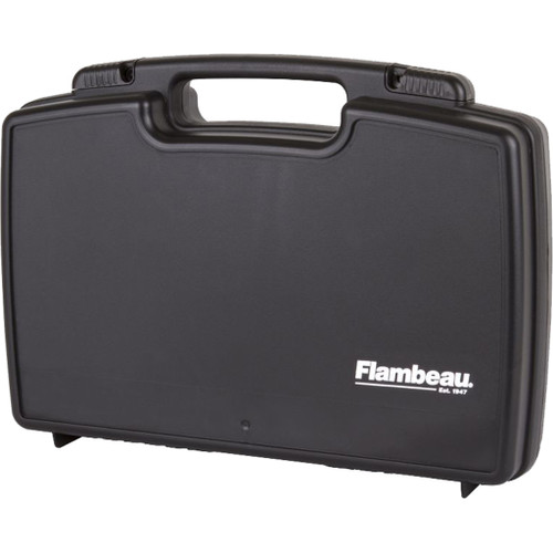Flambeau Safe Shot Pistol Pack Case Black Polymer Holds 2 Pistols - 6455SC