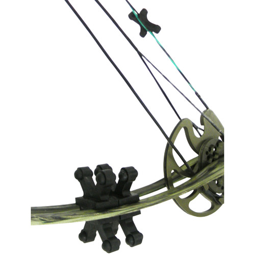 BowJax Revelation Limb Dampeners Black 11/16 in. 4 Pack
