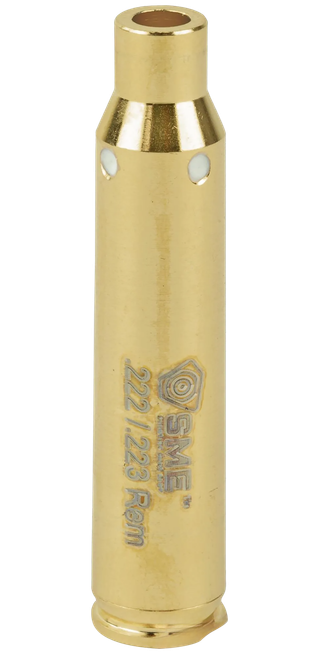 Sme Sight-Rite Laser Bore Sighting System 222/223 Rem Brass Casing - XSIBL222