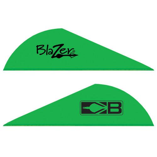 Bohning Blazer Vanes Neon Green 1000 Pack - 10833NG2