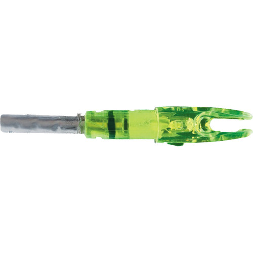 Lumenok Lighted Nocks Green S 3 Pack