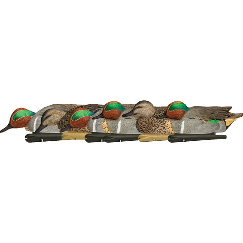 Avian-X Topflight Green Winged Teal Floating Multi-Color 6 Pack Decoy - AVX-AVX8081