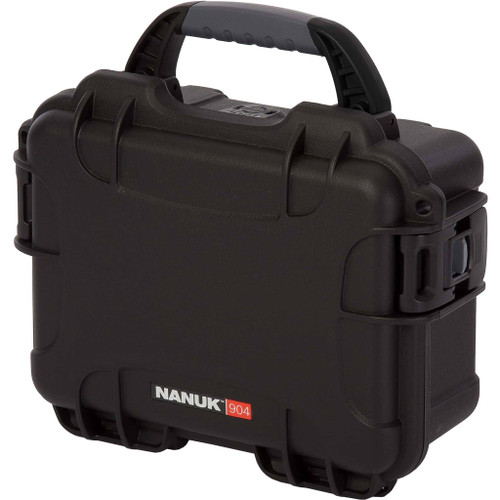 Nanuk Hard Cases Pistol and Accessory Hard Case with Foam Black 8.4" x 6" x 3.7" - 904S-010BK-0A0