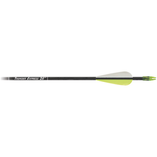 Carbon Express Thunder Arrows Black 26 in. 18 Pack