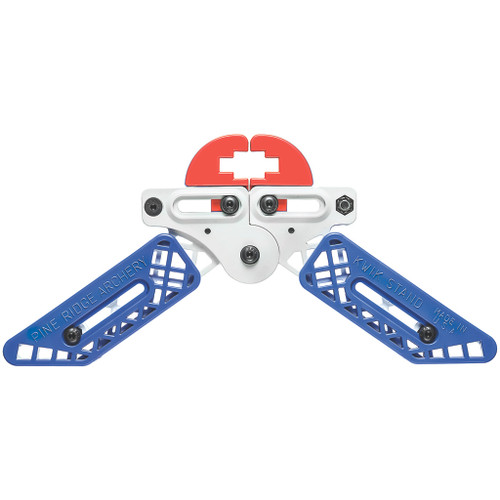 Pine Ridge Kwik Stand Bow Support White/Red/Blue