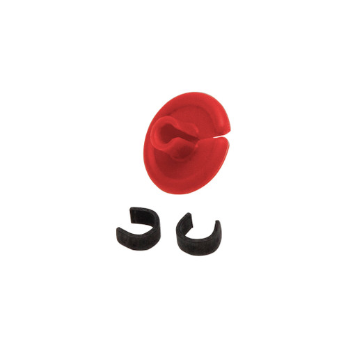 October Mountain String Love 2.0 Kisser Button Red 25 Pack