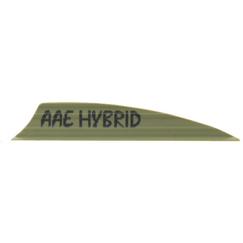 Arizona Archery Enterprises AAE Hybrid 2.0 Vanes OD Green 1.95 in. 100 Pack
