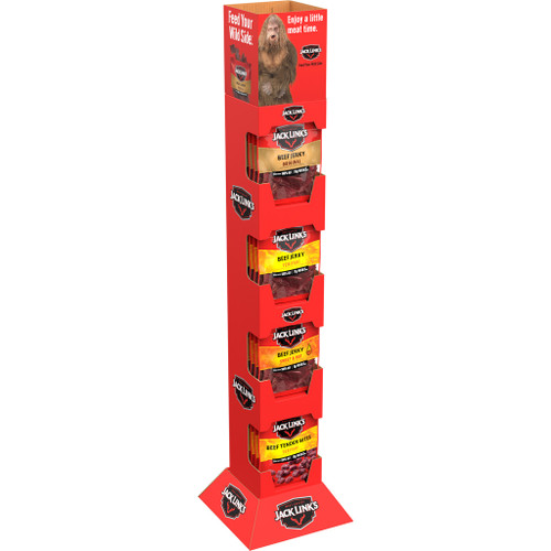 Jack Links 3.25oz Jerky & Tender Bites Tower 32-Count Original Teriyaki Sweet - 10000043676