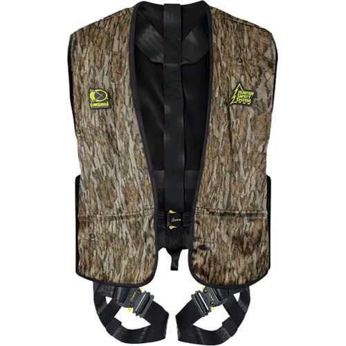 Hunter Safety System Treestalker Harness Mossy Oak Bottomland Large/X-Large - TREE-M-L/XL