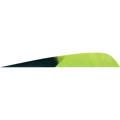Gateway Parabolic Feathers Kuro Charteuse 4" LW 50 Pack - 400LPKCH-50