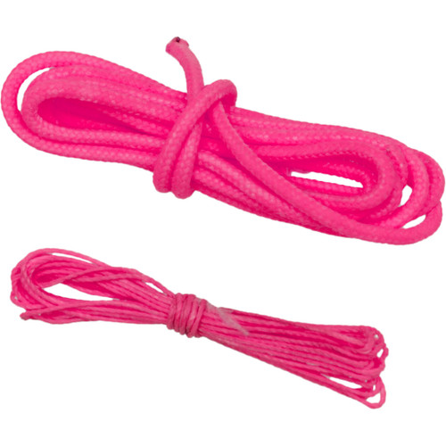 October Mountain Loop & Serving String Repair Kit Flo Pink 3 ft/6 ft