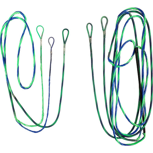First String Genesis String and Cable Set Flo Green/ Blue - 5A25-AO-0110156