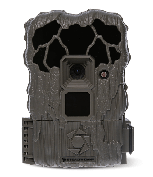 Stealth Cam QS20 Camo Low Glow IR Flash, Up to 32GB SD Card Memory, Features Integrated Python Provision Lock Latch