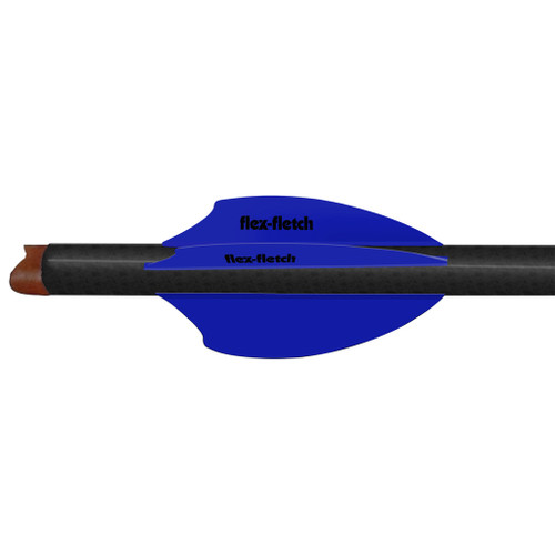 Flex Fletch SK2 Vanes Blue 2" 100 Pack - SK-2-BLU-100