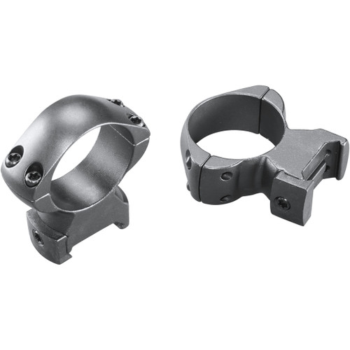 Weaver Grand Slam Steel Rings Matte Black 30mm High Clamshell Pack