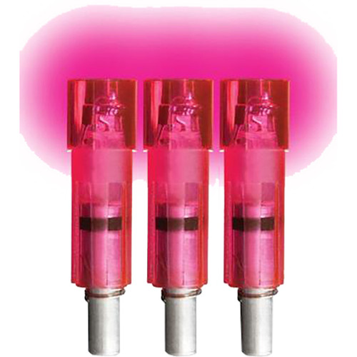Lumenok Crossbow Nocks Pink Flat Gold Tip 3 Pack