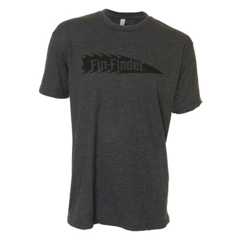 Fin-Finder The Barb Tee Charcoal Large
