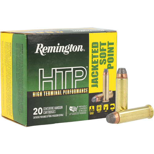 Remington HTP Handgun Ammo 44 Rem. Magazine. 240 gr. JSP 20-Round