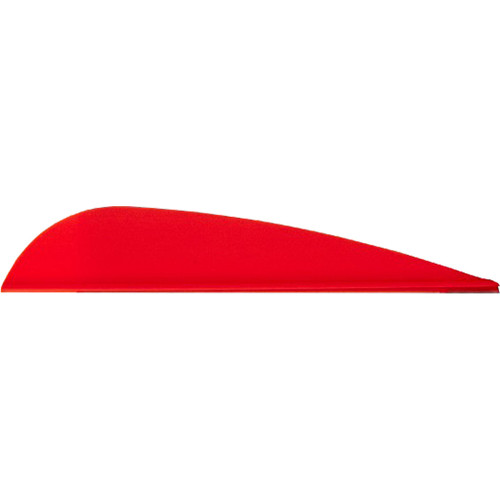 Arizona Archery Enterprises AAE Trad Vanes Fire Orange 3 in. 50 Pack