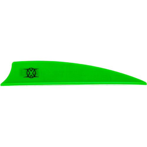 Bohning X Vanes Shield Cut 3 in. Neon Green 36 Pack