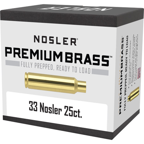 Nosler Custom Brass 33 25 Pack