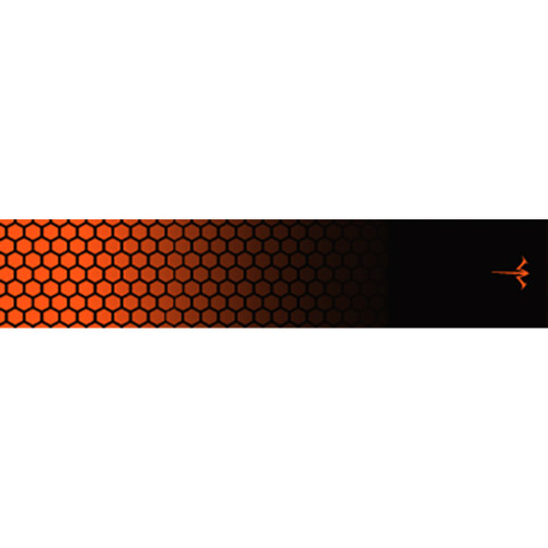White Water Archery Honeycomb Fade Arrow Wraps Fade Orange 5 in. x 1.125 in. 15 pk.