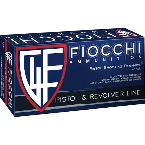 Fiocchi Defense Dynamics 45 ACP Ammo 230gr JHP 50 Rounds - 45T500