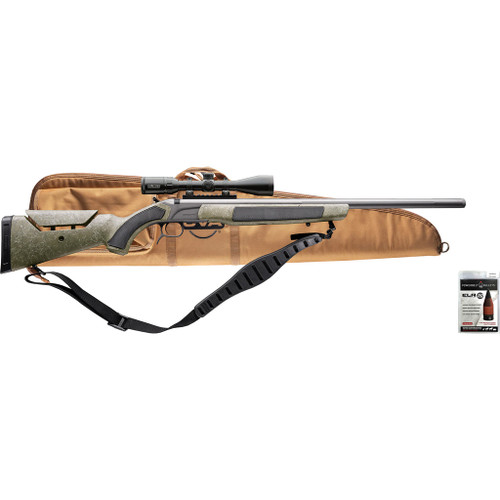 CVA Accura Mr-X V2 Muzzleloader Package 50 Cal 26 in. Tung/OD Green w/Blk&Gry KonusPro 3-9X40