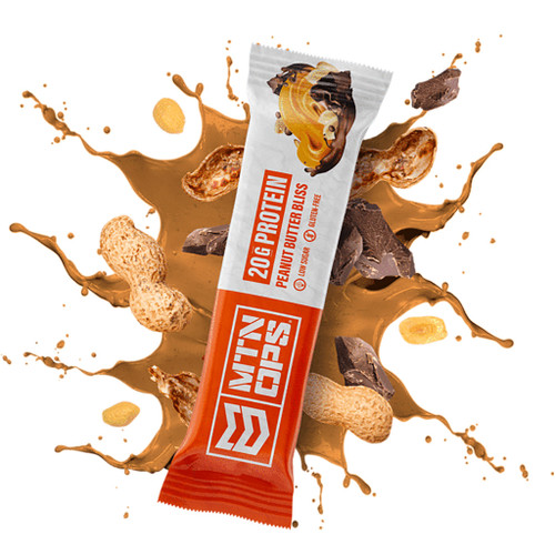 MTN Ops Protein Bar Peanut Butter Bliss 10 Pack