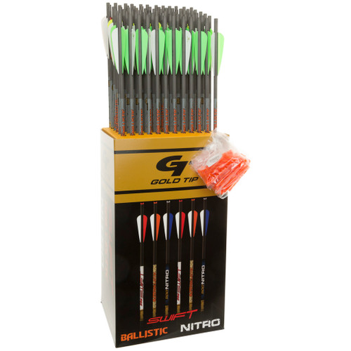 Gold Tip Ballistic Crossbow Bolts 20 in. 4 in. Vanes 72 Pack