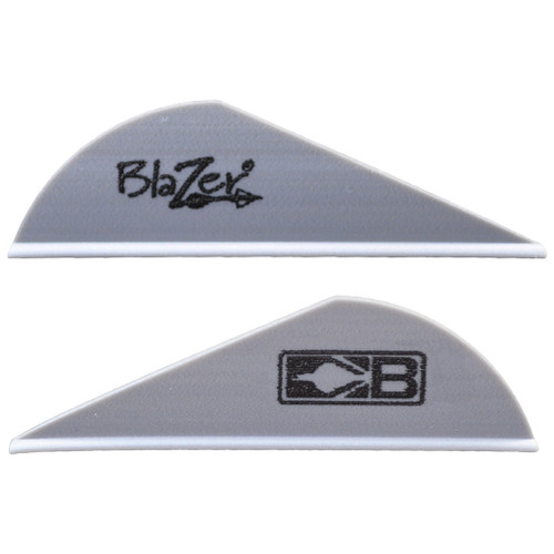 Bohning Blazer Vanes Silver 100 Pack
