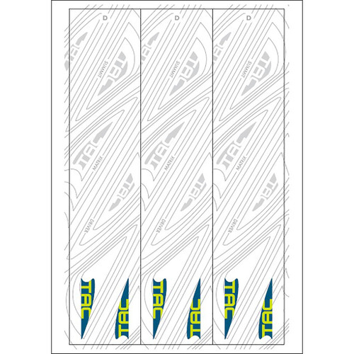 Tactical Vanes Arrow Specific Wraps White Size D 4.675 13 Pack