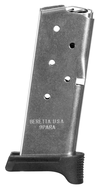 Beretta APX Carry 9mm 6rd Magazine, Stainless Steel - JMAPXCARRY6