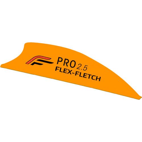 Flex Fletch Pro 2.5 Vanes Blaze Orange 2.5 in. 36 Pack