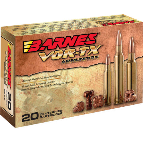 Barnes Vor-Tx Centerfire Rifle Ammo 30-30 Win. 150 gr. TSX FN 20-Round