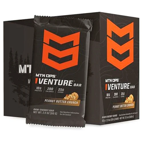MTN Ops Venture Bar Peanut Butter Crunch 10 Pack - 4133120801